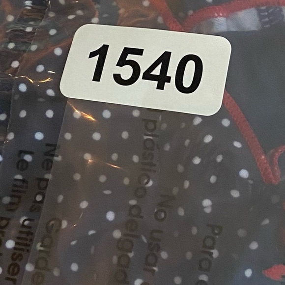 New! Frankie's Bikinis Wonderland Navy Polka Dot Bikini Top 1540 - Picture 6 of 7